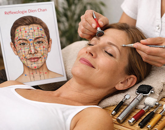 reflexologie faciale ou Dien Chan